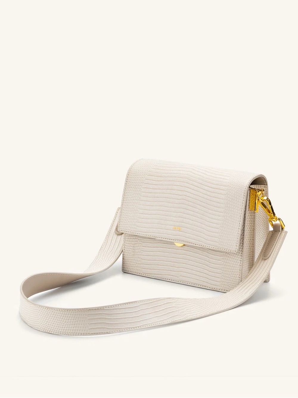 JW PEI Ivory Vegan Leather Crossbody